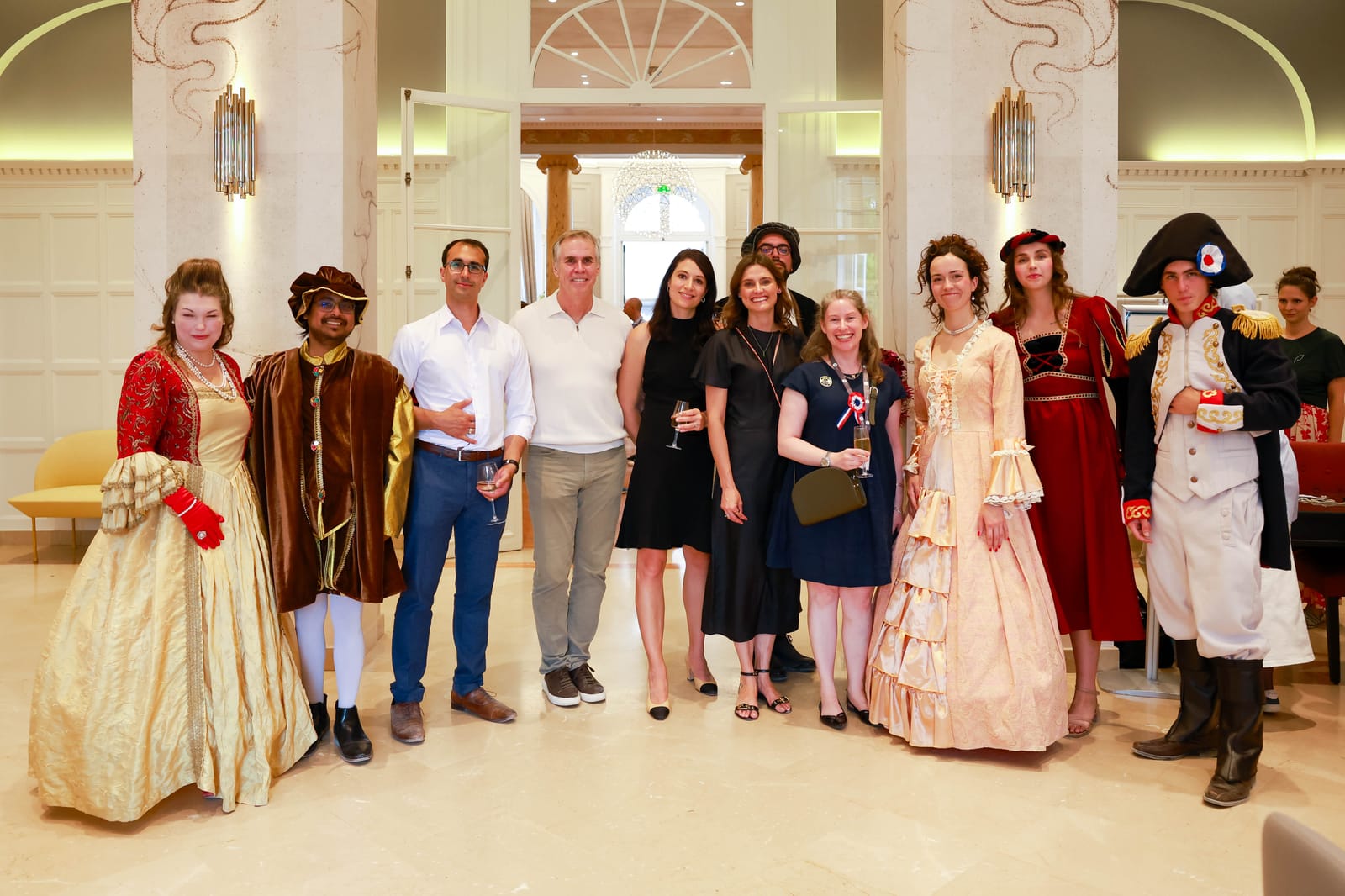 SIOE conference photo: Participants at the SIOE Gala reception, INSEAD