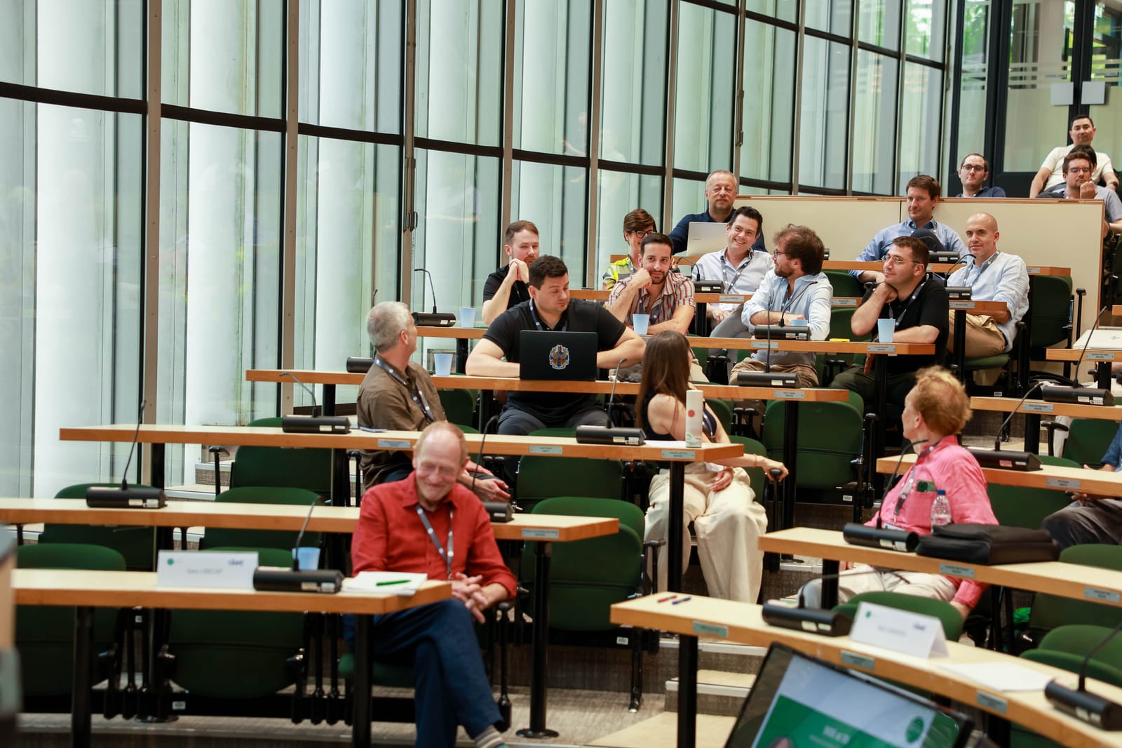 SIOE conference photo: Audience (including Bruno Chaves) at SIOE 2026