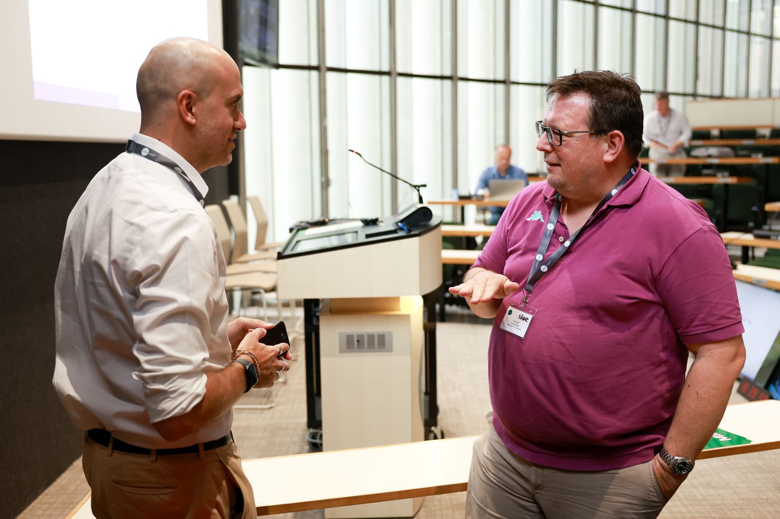 Mattia Fochesato and Florian Englmaier at SIOE 2026
