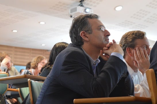 Sergei Guriev at the SIOE conference.