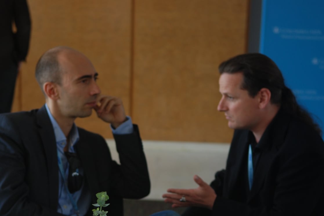 Giorgio Zanarone and Jens Prüfer at SIOE 2017.